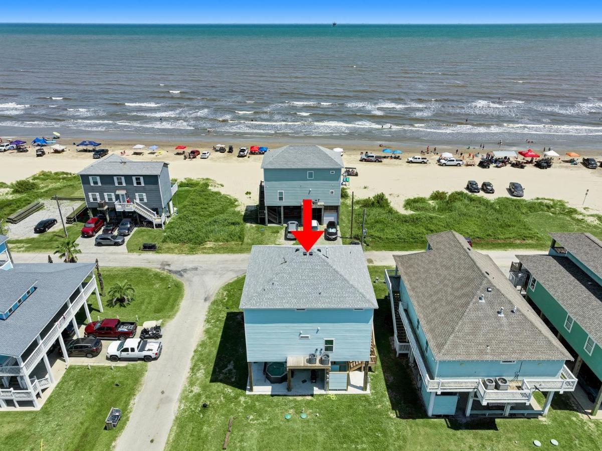 Beachfront - Hot Tub - Bbq - 14 Guests Bolivar Peninsula Exterior photo